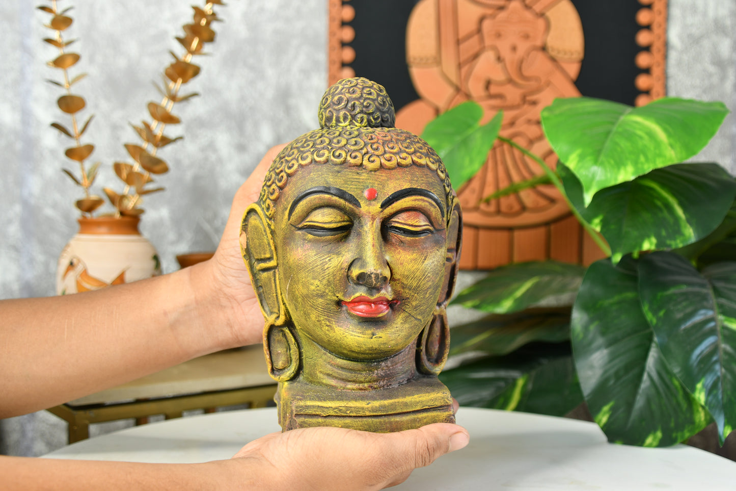 Meditating Buddha Head