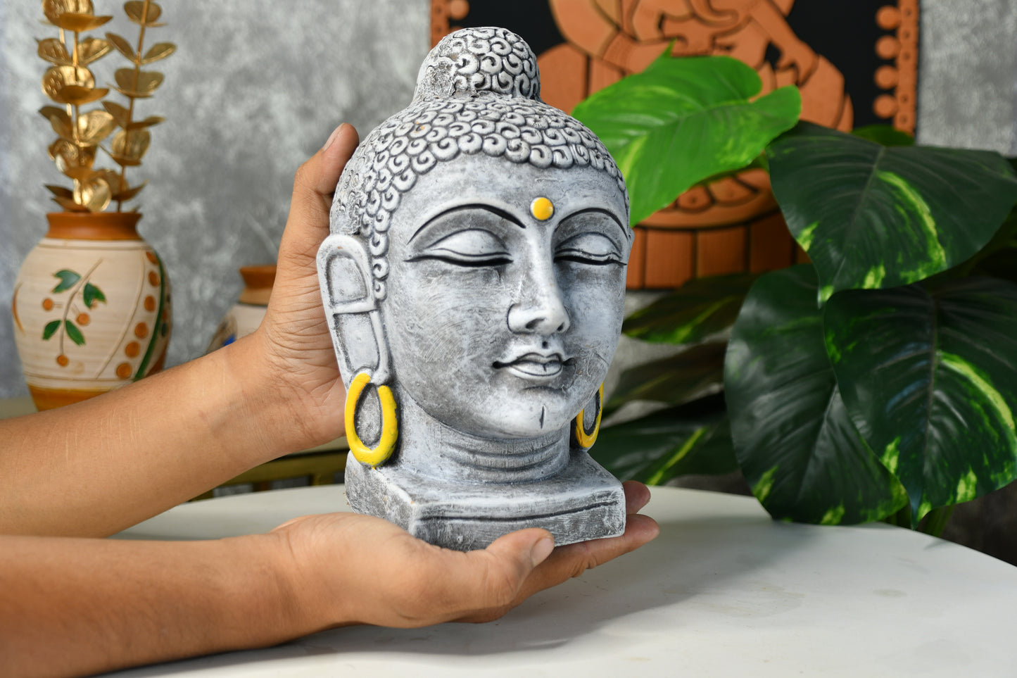Meditating Buddha Head