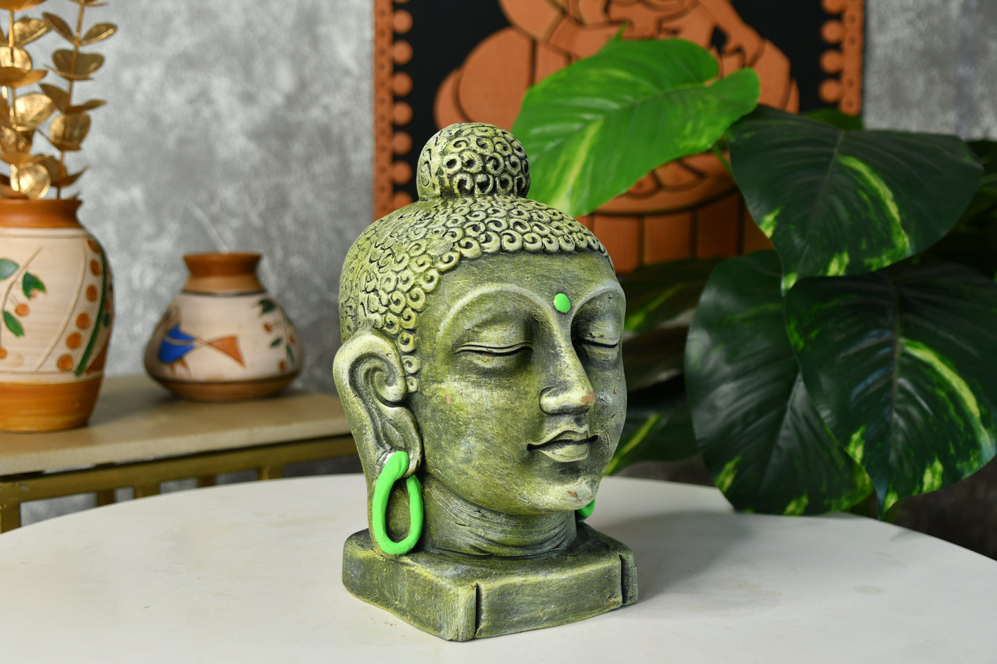 Meditating Buddha Head