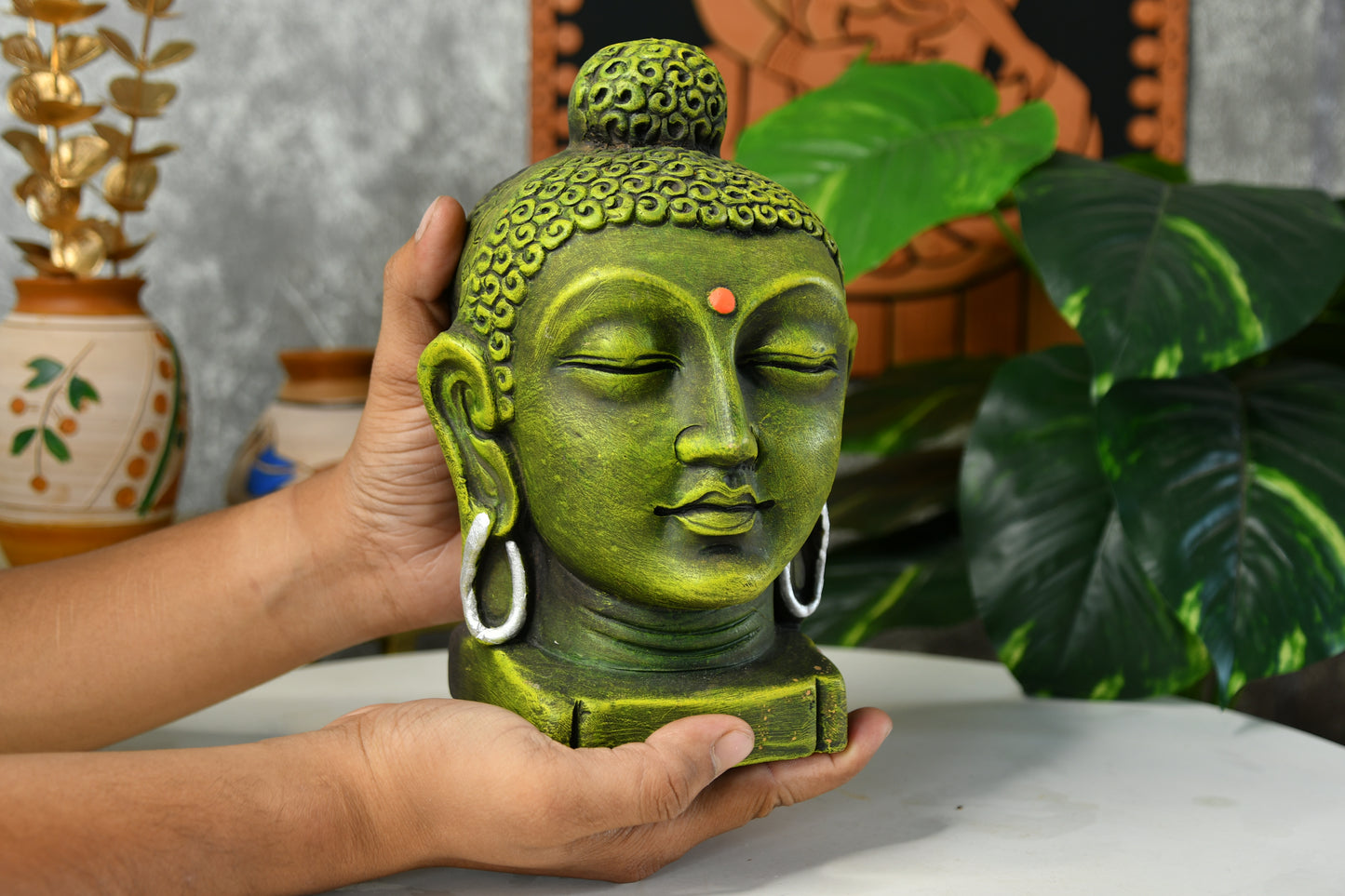 Meditating Buddha Head
