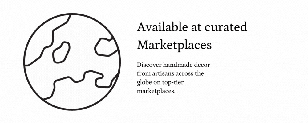 Discover handmade decor from artisans across the globe on top-tier marketplaces.
