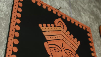 Terracotta Ganesh Janani: Artisan Wall Decor for Home Bliss