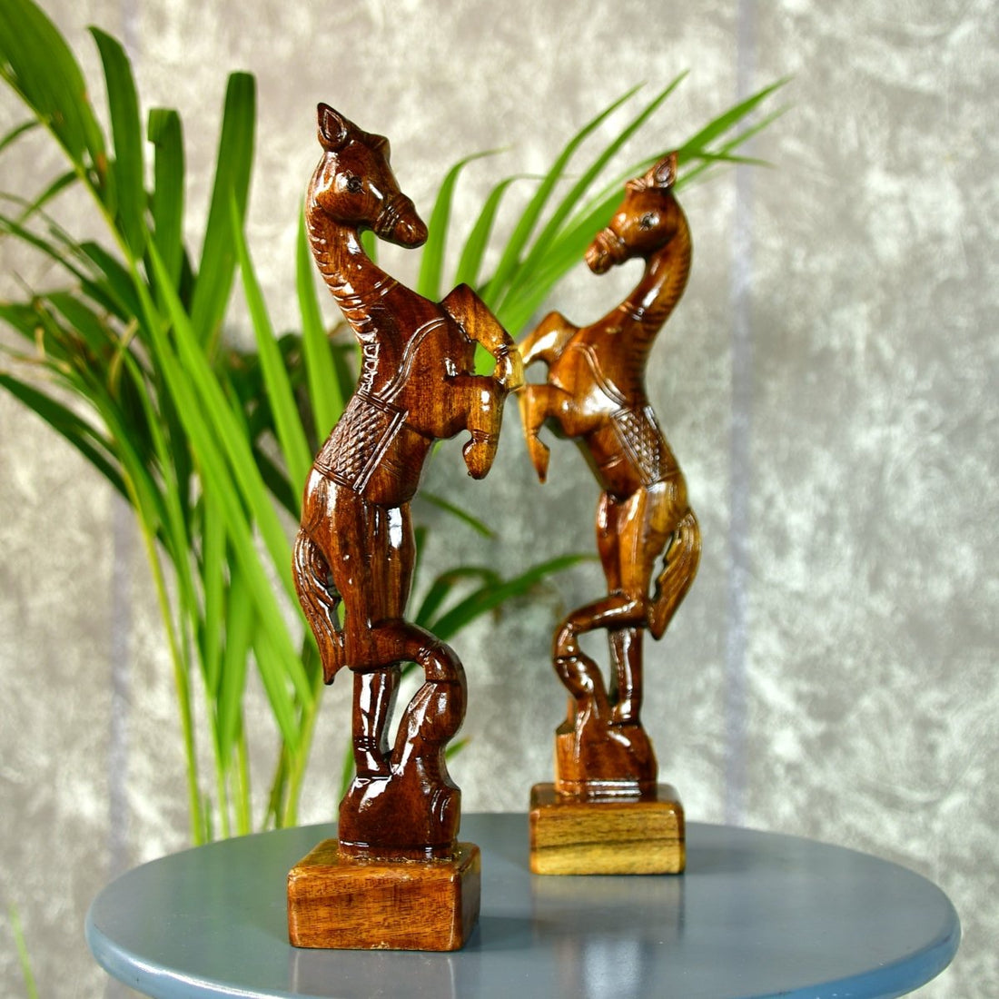 Sowpeace Artisan Wooden Jumping Horse Set: Home Decor - Tabletop - Sowpeace - Animal - New Arrivals
