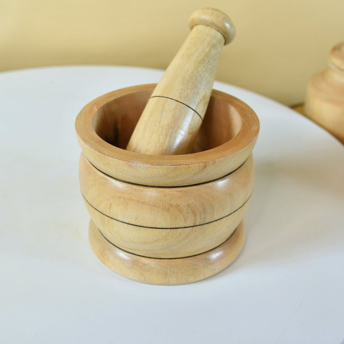Sowpeace Large Wooden Stone Pestle: Artisan Home Accent - Tabletop - Sowpeace - New Arrivals - Wooden