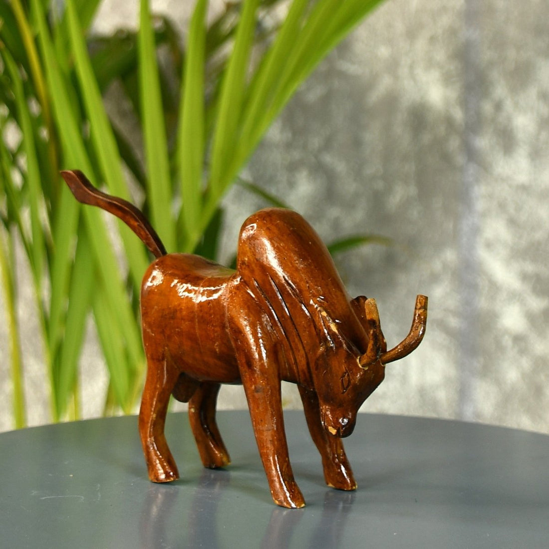 Sowpeace Small Wooden Ox: Artisan Home Decor - Tabletop - Sowpeace - Animal - New Arrivals