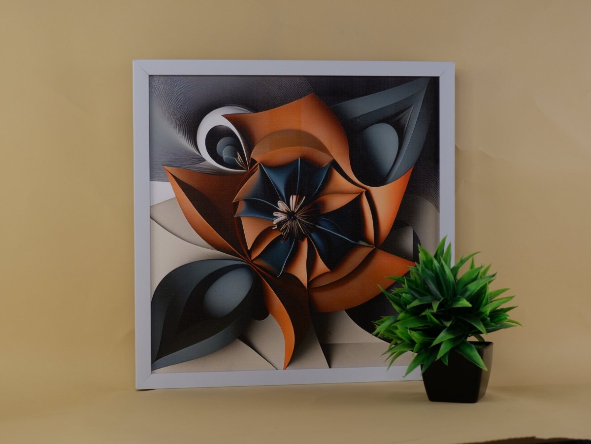 Chitran Geometric Flower Wall Art -Wall painting-Chitran by sowpeace-Chitran Geometric Flower Wall Art-CH-WRT-GEF-Sowpeace