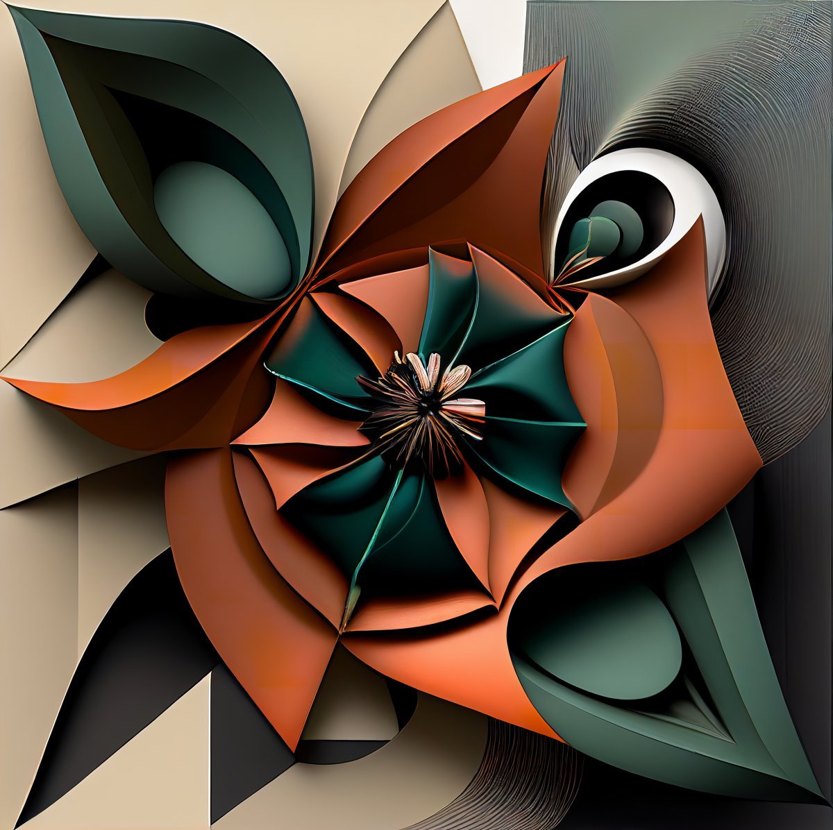 Chitran Geometric Flower Wall Art -Wall painting-Chitran by sowpeace-Chitran Geometric Flower Wall Art -Wall painting-Chitran by sowpeace-Chitran Geometric Flower Wall Art--Sowpeace-CH-WRT-GEF-Sowpeace
