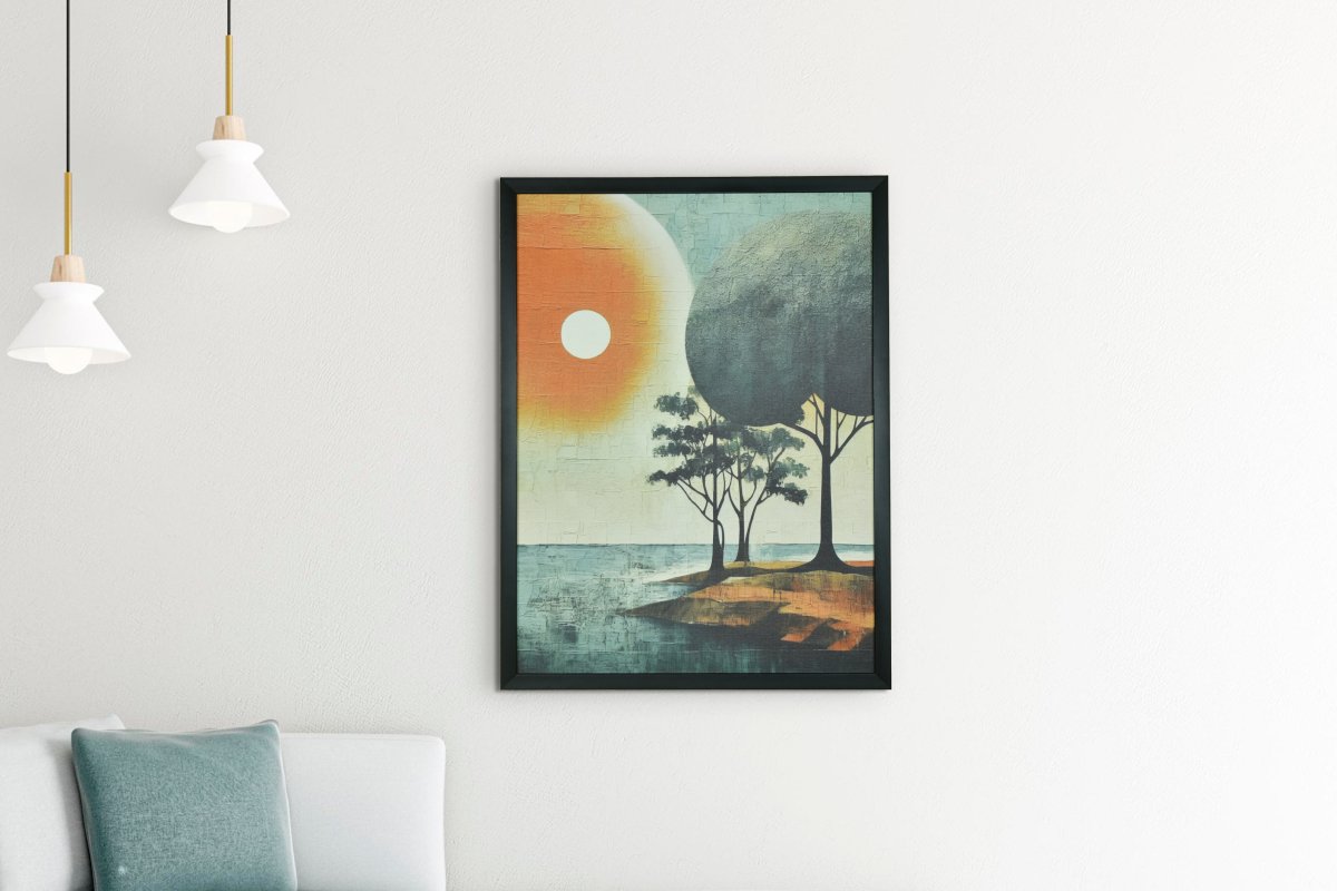 Chitran Indian Beach Wall Art -Wall painting-Chitran by sowpeace-Chitran Indian Beach Wall Art--Sowpeace