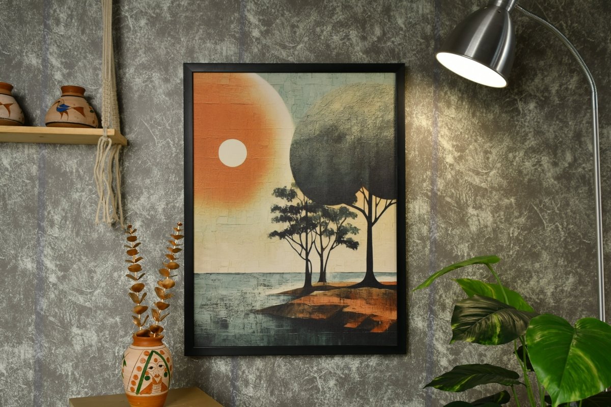 Chitran Indian Beach Wall Art -Wall painting-Chitran by sowpeace-Chitran Indian Beach Wall Art-CH-WRT-TNWS-Sowpeace