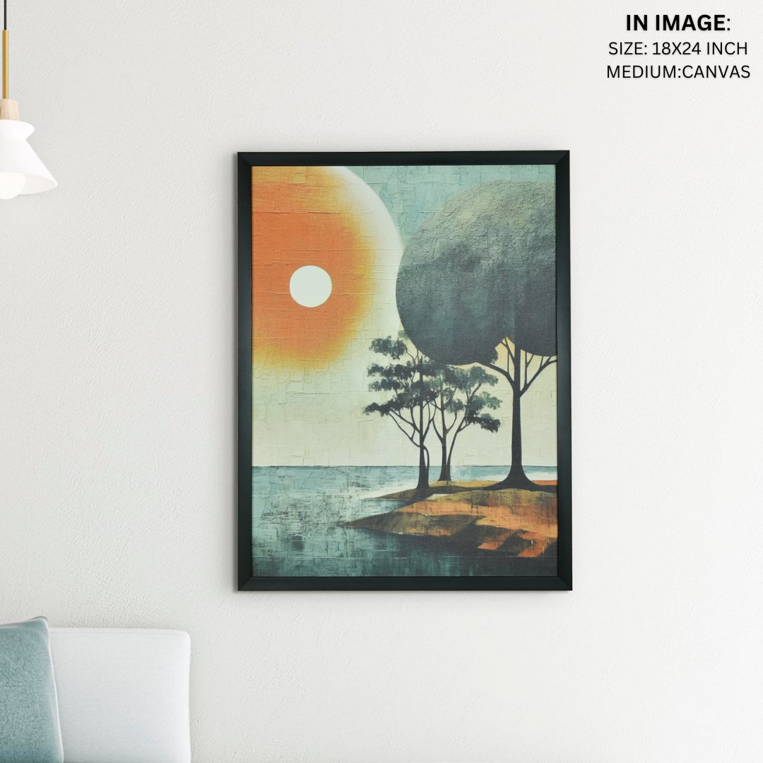 Chitran Indian Beach Wall Art -Wall painting-Chitran by sowpeace-Chitran Indian Beach Wall Art-CH-WRT-TNWS-Sowpeace
