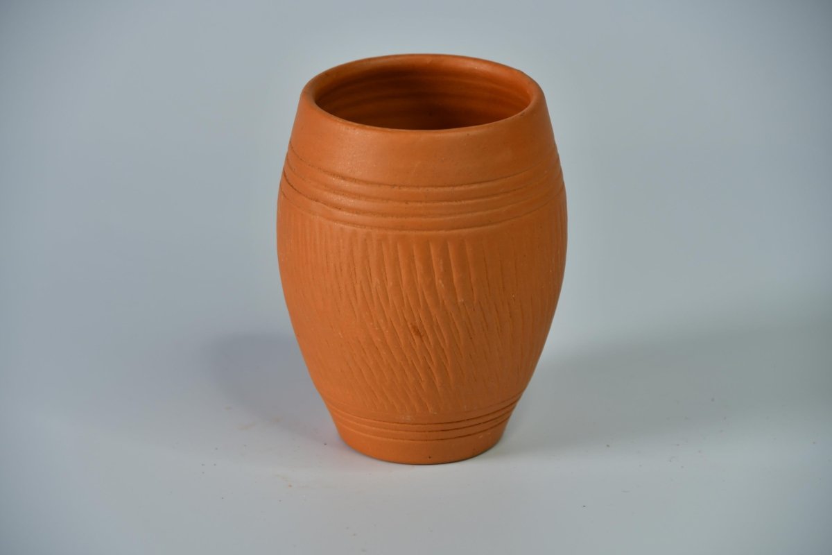 Sowpeace Premium Set of 2 Unglazed Terracotta Glasses. -Utensils-Sowpeace-Sowpeace Premium Set of 2 Unglazed Terracotta Glasses.-Terr-Uten-Terr-LMS2-Sowpeace