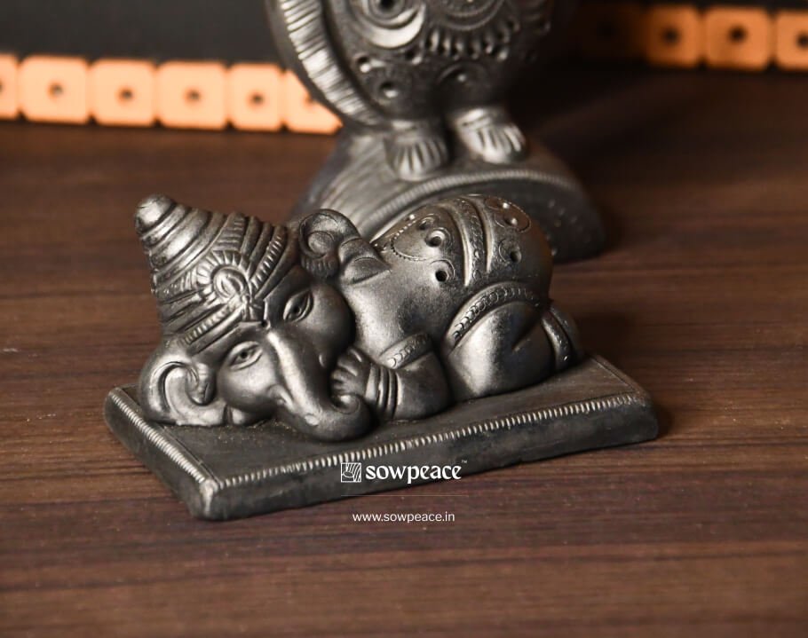 Resting Ganesh Showpiece: How to Put Lord Ganesh in Your Place - Sowpeace