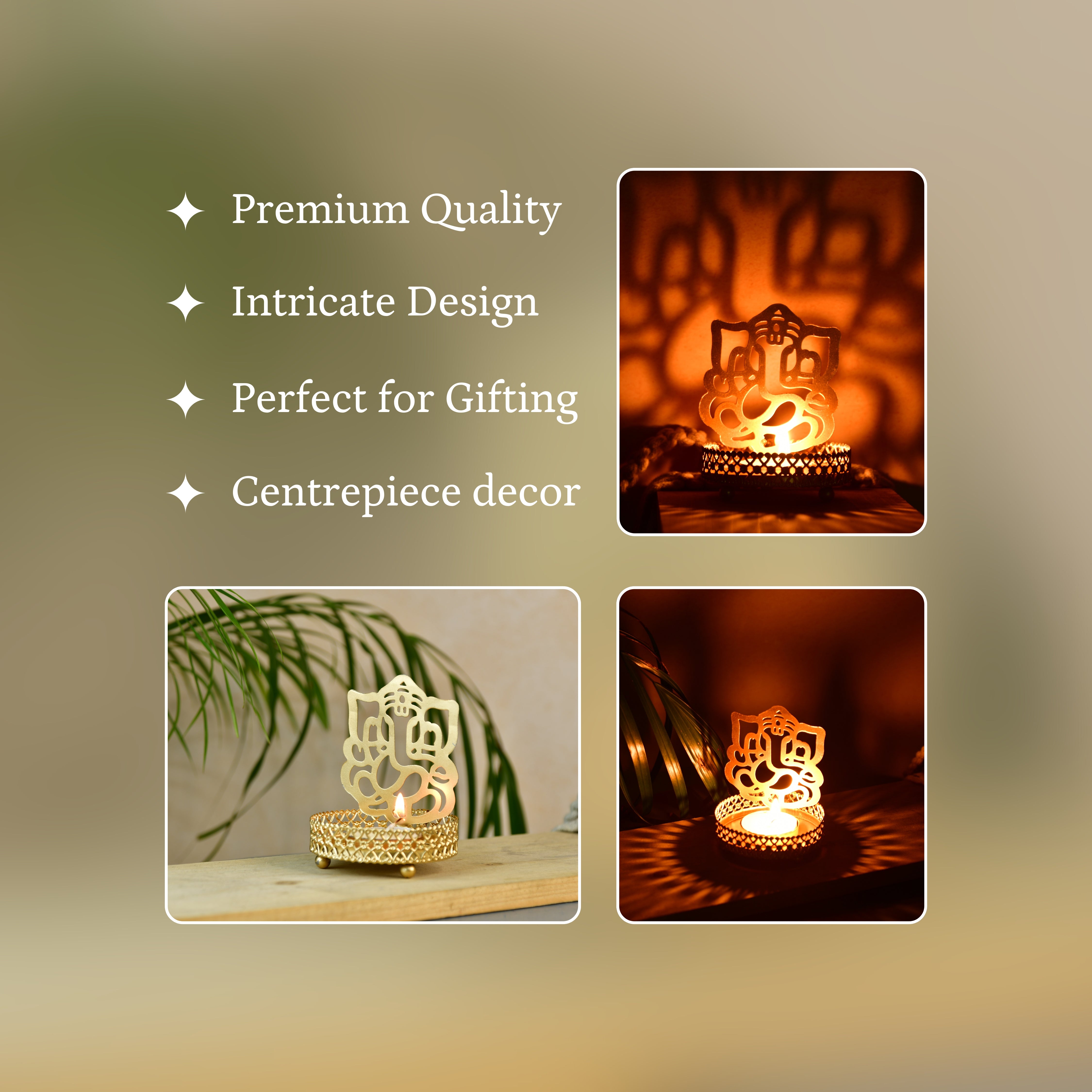 Ganesh Shadow Art - Mordern Indian Decor by Sowpeace