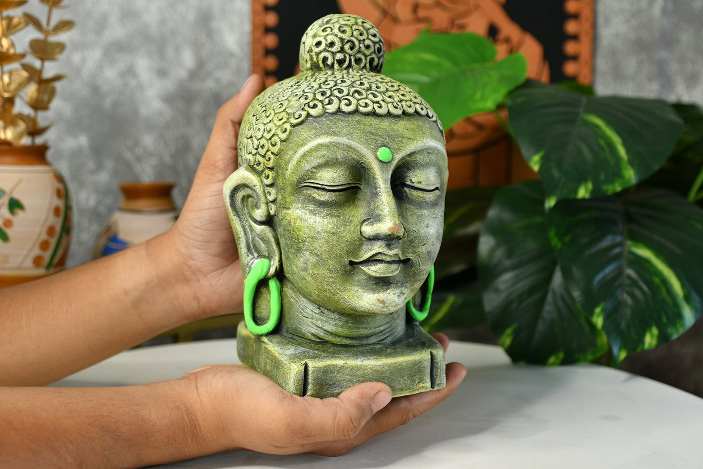 Meditating Buddha Head