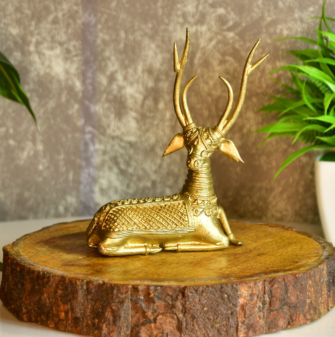 Sowpeace Dhokra Deer Sitting