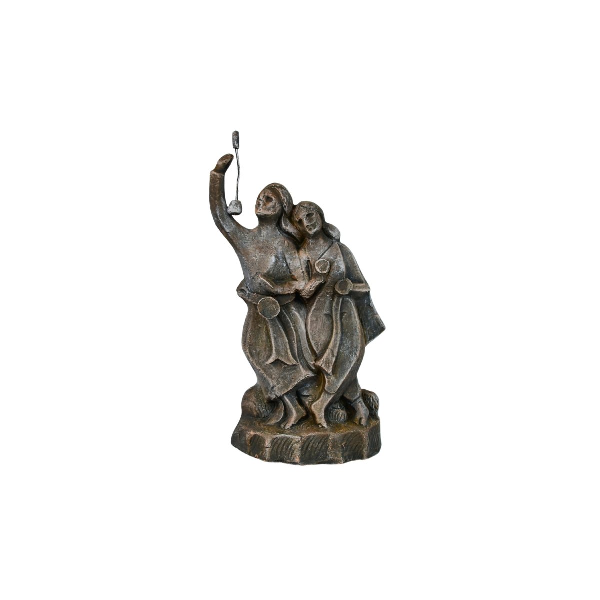 Abstract Baul: Terracotta Tabletop Elegance Decor Piece - terracotta tabletop - Sowpeace - New Arrivals - Tabletop