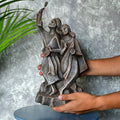 Abstract Baul: Terracotta Tabletop Elegance Decor Piece - terracotta tabletop - Sowpeace - New Arrivals - Tabletop