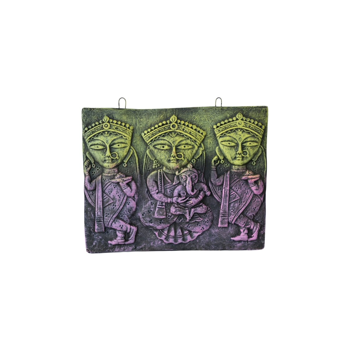 Abstract Terracotta Jamini Roy Wall Art: Artisan Home Decor - terracotta wallart - Sowpeace - God Idols - New Arrivals