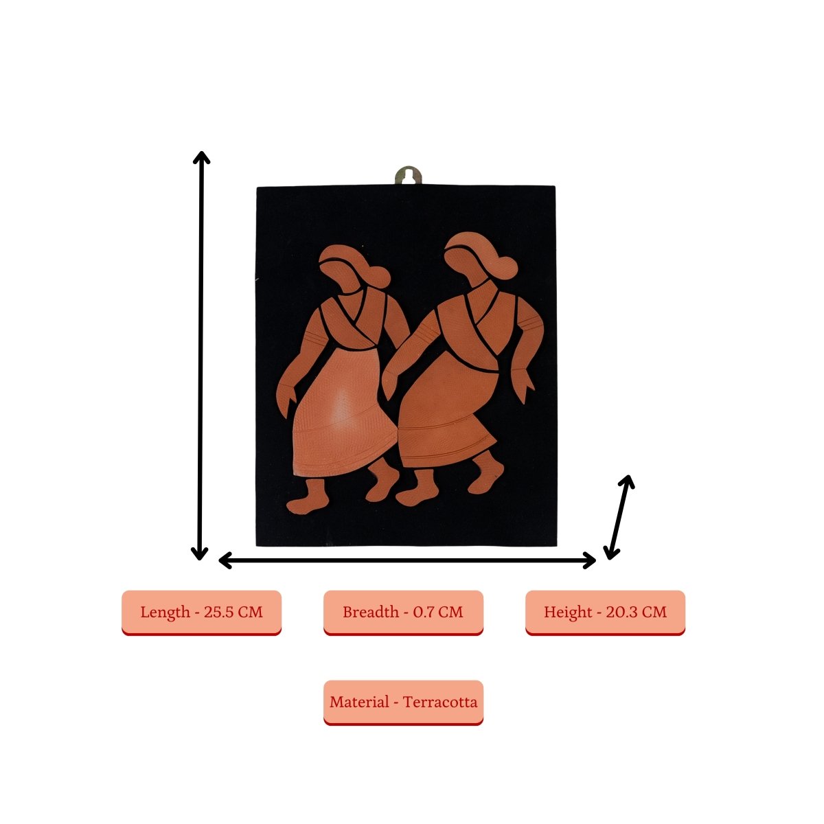 Artisan Terracotta Tribal Dance: Unique Home Decor - Sowpeace - New Arrivals - Terracotta