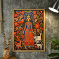 Blooming Soul: Sowpeace Handcrafted Abstract Canvas – Premium Indian - Inspired Art for Stylish and Contemporary Decor - Wall painting - Chitran by sowpeace - Blooming Soul: Sowpeace Handcrafted Abstract Canvas – Premium Indian - Inspired Art for Stylish and Contemporary Decor - Sowpeace