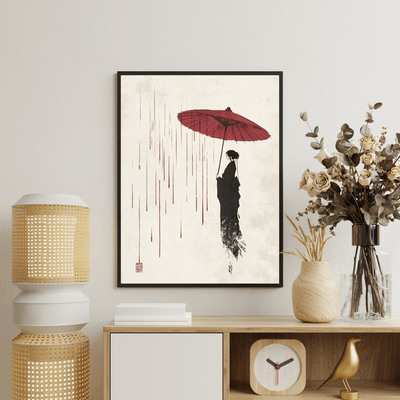 Chitran Under the Red Umbrella