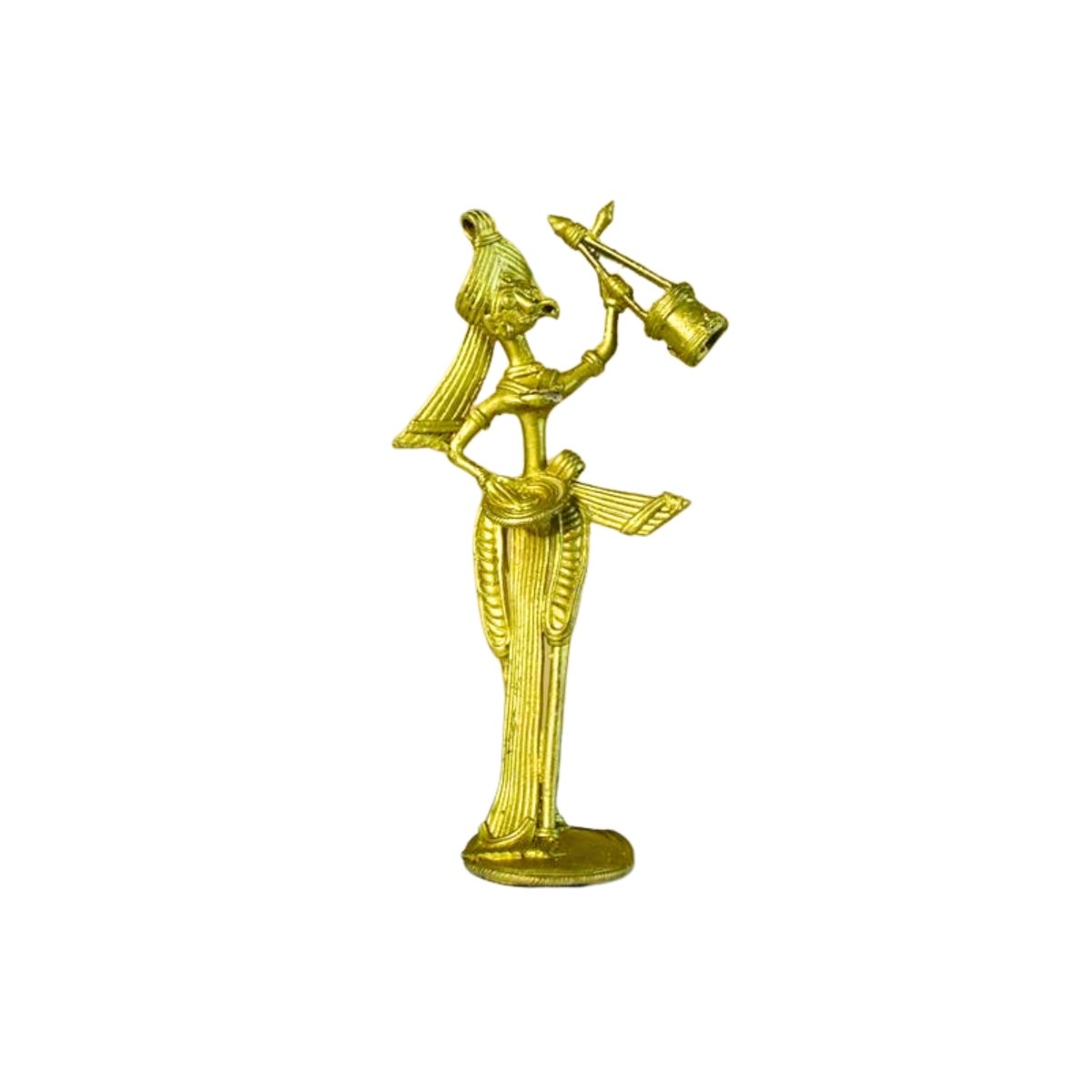 Dokra Boul: Brass Tabletop Art Decor - Dhokra - Sowpeace - Dhokra tabletop - Dokra