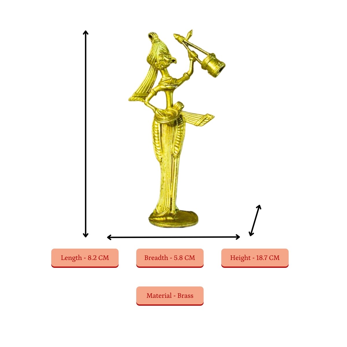 Dokra Boul: Brass Tabletop Art Decor - Dhokra - Sowpeace - Dhokra tabletop - Dokra