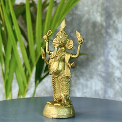 Dokra Ganesh: Brass Tabletop Masterpiece for Unique Home Decor - Additional View