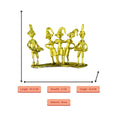 Dokra Orchestra: Brass Tabletop Masterpiece for Unique Home Decor - Dhokra - Sowpeace - Dhokra tabletop - Dokra