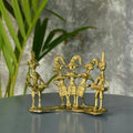 Dokra Orchestra: Brass Tabletop Masterpiece for Unique Home Decor - Dhokra - Sowpeace - Dhokra tabletop - Dokra