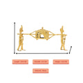 Dokra Palki: Brass Tabletop Elegance Decor - Dhokra - Sowpeace - Dokra - New Arrivals