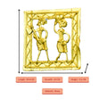 Dokra Squareplate: Artisan Brass Tabletop Elegance - Dhokra - Sowpeace - Dokra - New Arrivals