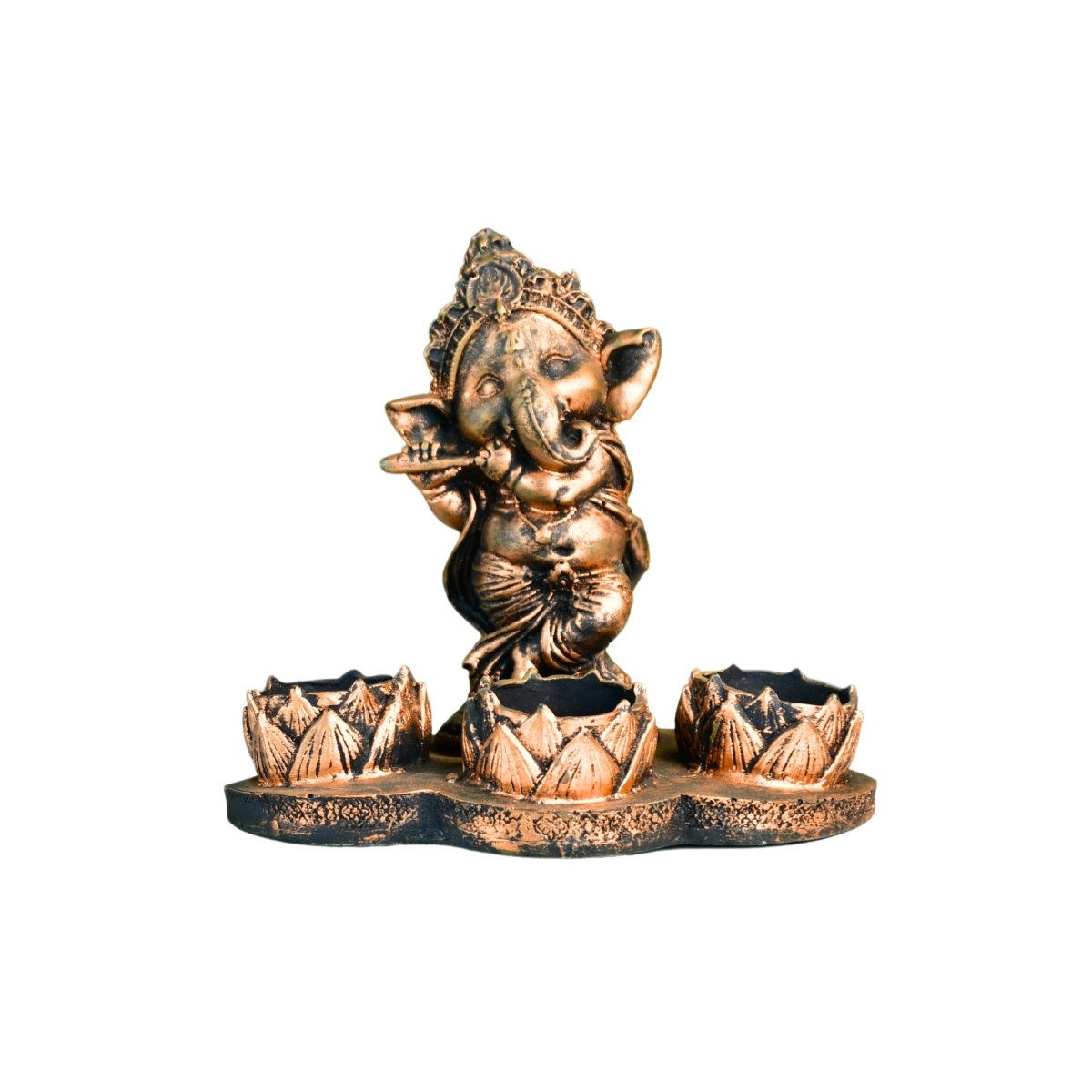 Ganesh Resin Candle Holder by Sowpeace - Artisan Home Decor & Showpiece - Decor - Sowpeace - 