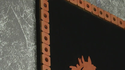 Handcrafted Terracotta Running Horse Wall Art Décor