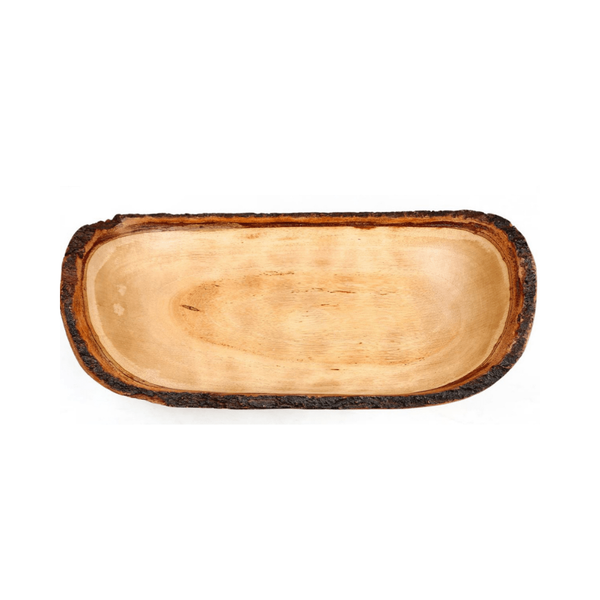 Sowpeace 12 - Inch Acacia Wood Oval Decor Bowl - Sowpeace - 