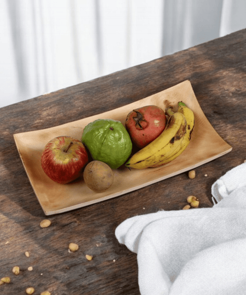 Sowpeace 12-Inch Acacia Wood Tray - Artisan Crafted