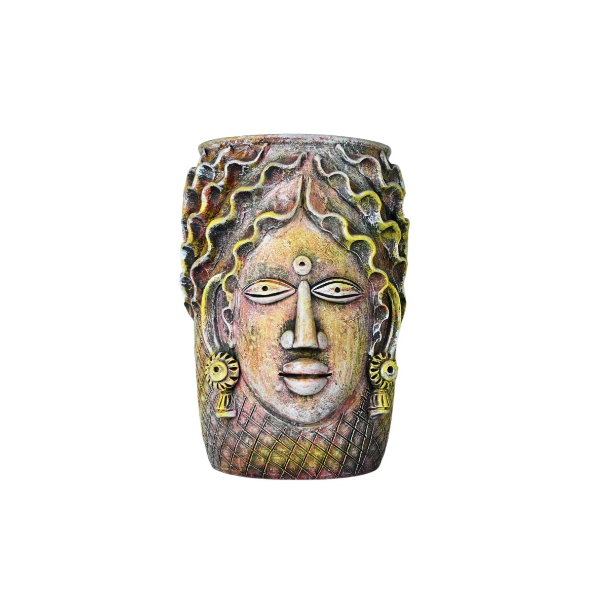 Sowpeace Artisan Big Female Vase Tabletop Decor - terracotta tabletop - Sowpeace - Flower Vase - Terracotta