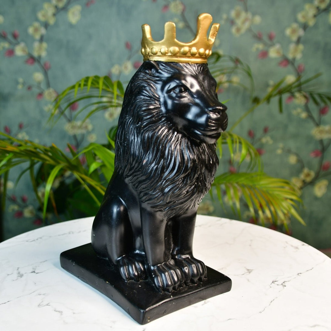 Sowpeace Black Lion Showpiece - Decor - Sowpeace - 