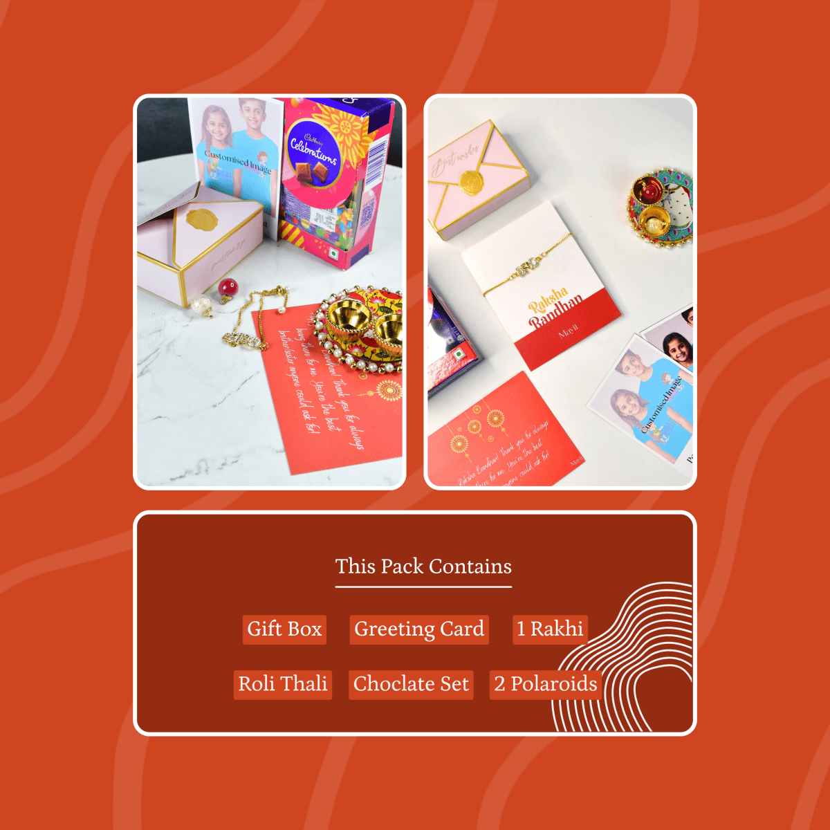 Sowpeace Exquisite BRO Rakhi Pack of 1 with Roli Chawal and Greeting card combo for Raksha Bandhan and Gifting - Sowpeace - 