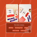 Sowpeace Exquisite Evil Eye Rakhi Pack of 2 with Roli Chawal and Greeting card combo for Raksha Bandhan and Gifting - Sowpeace - 