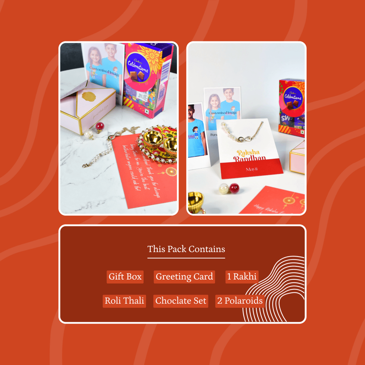 Sowpeace Exquisite Infinite Rakhi Pack of 1 with Roli Chawal and Greeting card combo for Raksha Bandhan and Gifting - Sowpeace - 