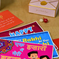 Sowpeace Exquisite Red Beads Rakhi Pack of 1 with Roli Chawal and Greeting card combo for Raksha Bandhan and Gifting - Sowpeace - 