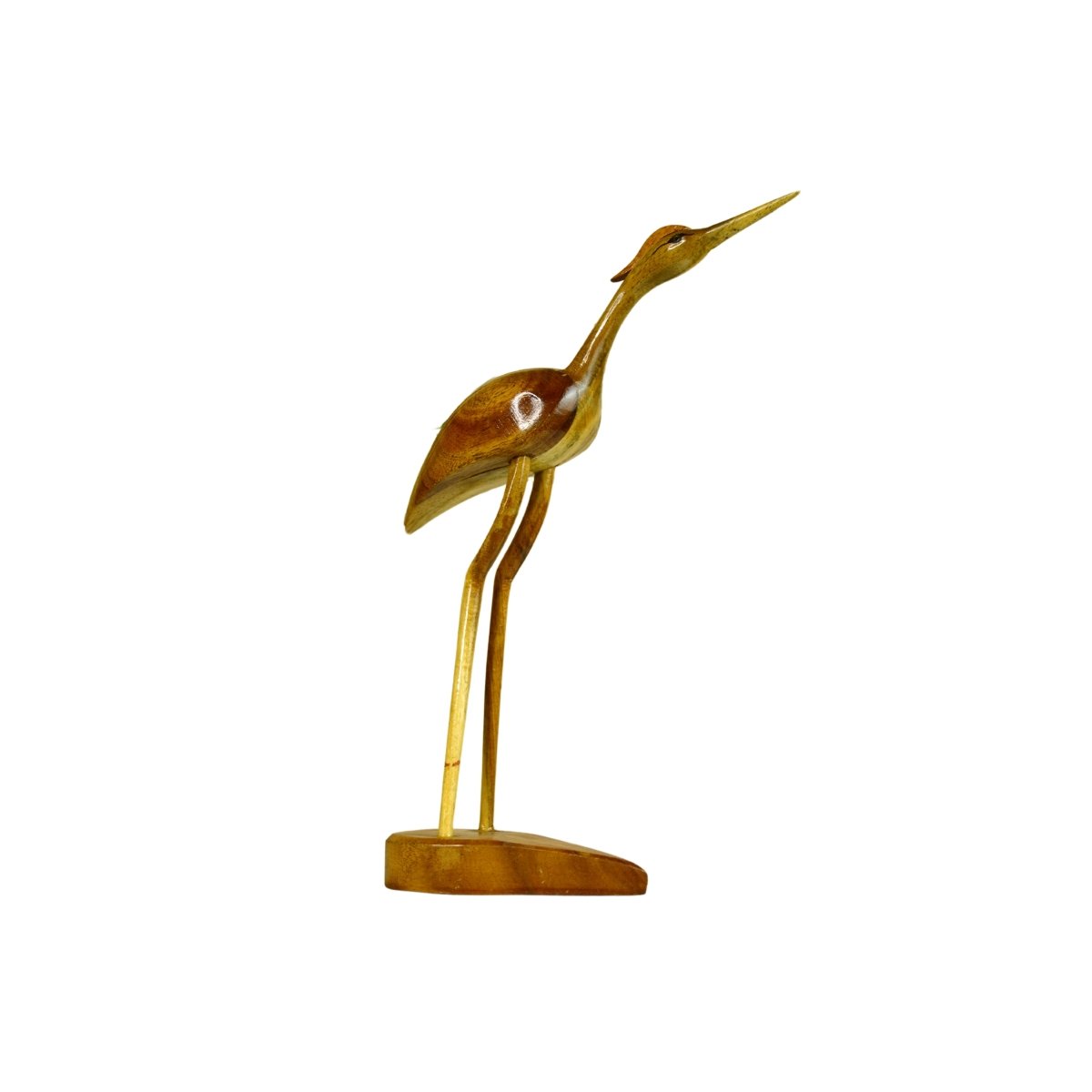 Sowpeace Hand-Carved Flamingo: Tropical Elegance on Your Tabletop