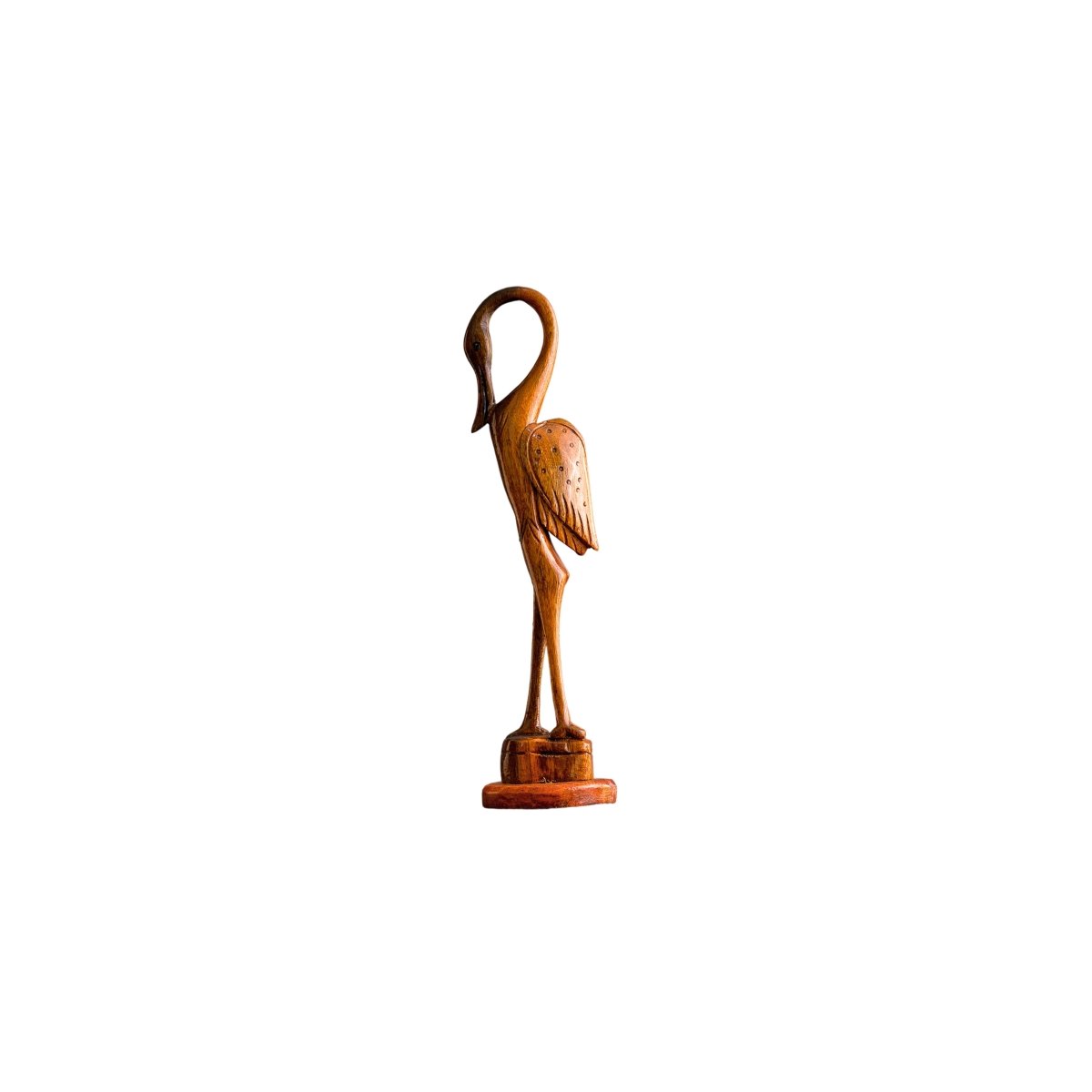 Sowpeace Hand - Carved Flamingo: Tropical Elegance on Your Tabletop - Tabletop - Sowpeace - Animal - New Arrivals