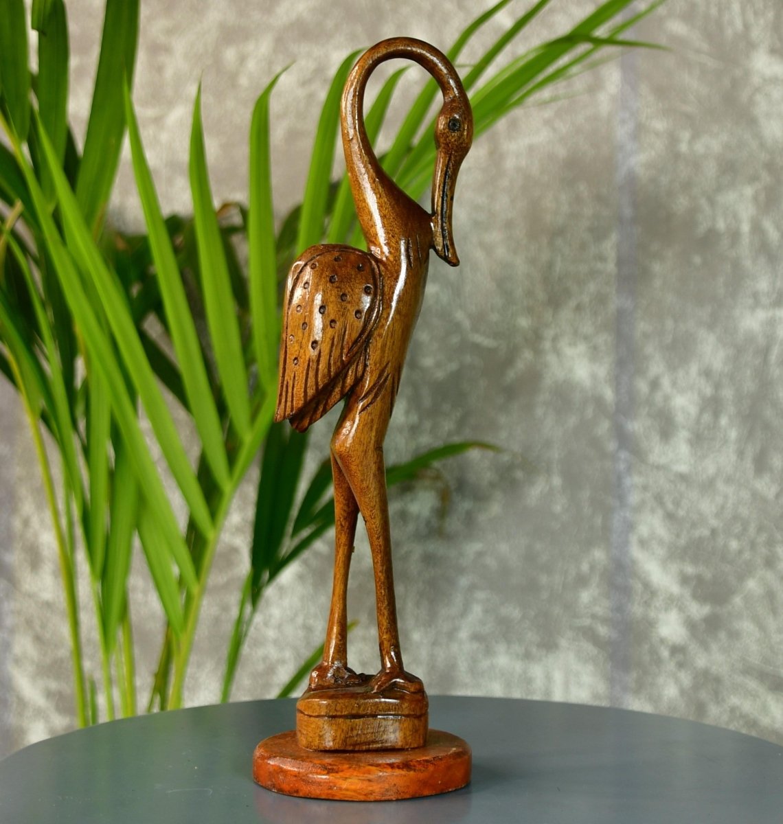 Sowpeace Hand - Carved Flamingo: Tropical Elegance on Your Tabletop - Tabletop - Sowpeace - Animal - New Arrivals