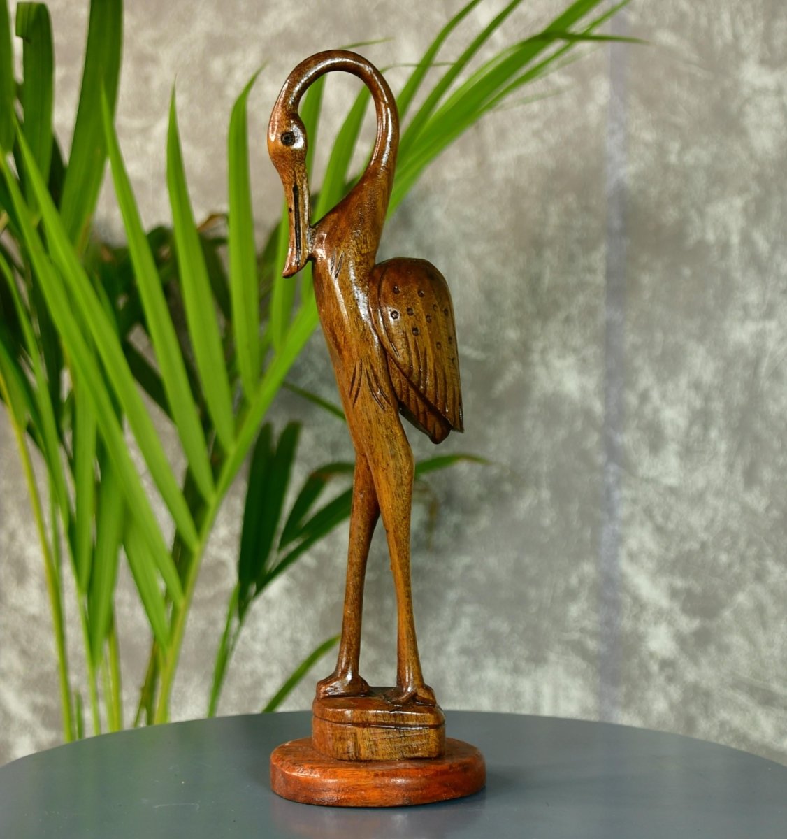 Sowpeace Hand - Carved Flamingo: Tropical Elegance on Your Tabletop - Tabletop - Sowpeace - Animal - New Arrivals
