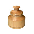 Sowpeace Hand - Carved Lidded Jar: Rustic Charm & Organized Elegance - Tabletop - Sowpeace - New Arrivals - Storage jar