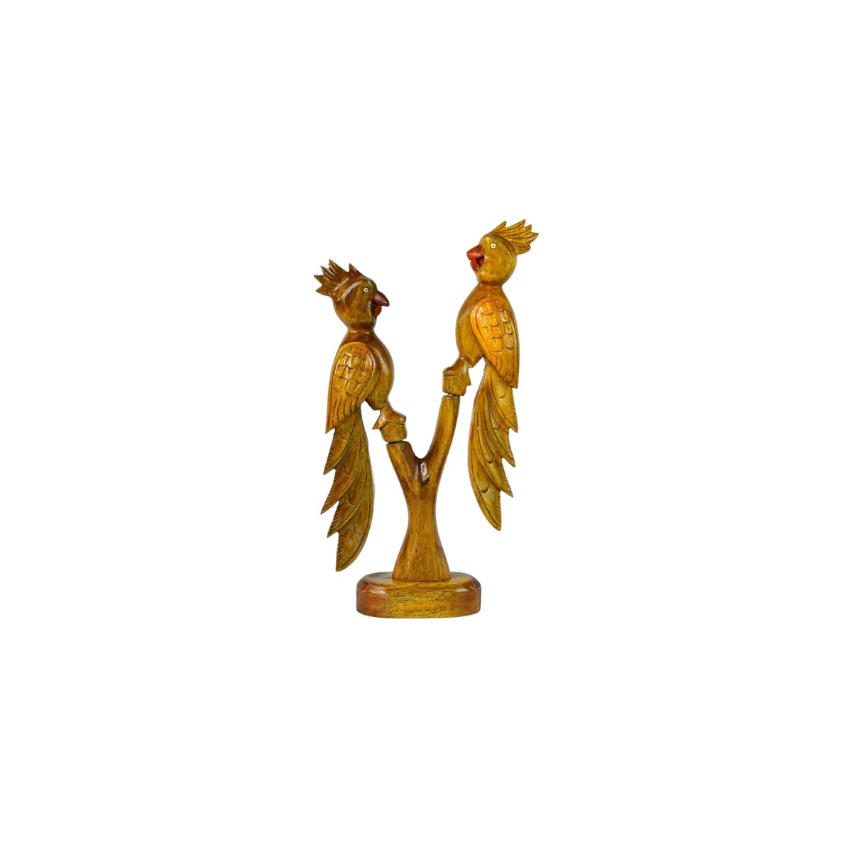 Sowpeace Hand Carved Wooden Parrot Set - Tabletop - Sowpeace - Animal - Tabletop