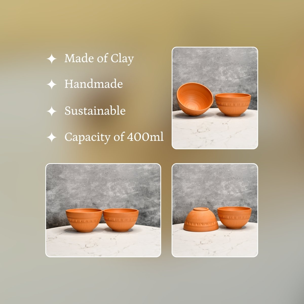 Sowpeace Handcrafted Terracotta Soup Bowl: Artful Kitchenware & Decor