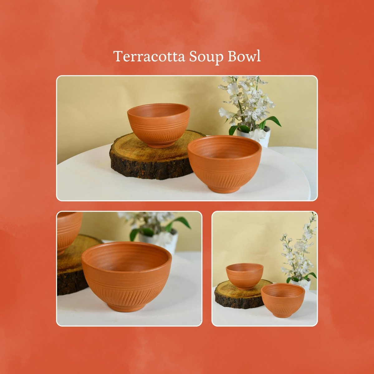 Sowpeace Handcrafted Terracotta Soup Bowl: Artful Kitchenware & Decor - Utensils - Sowpeace - bowl - bowls